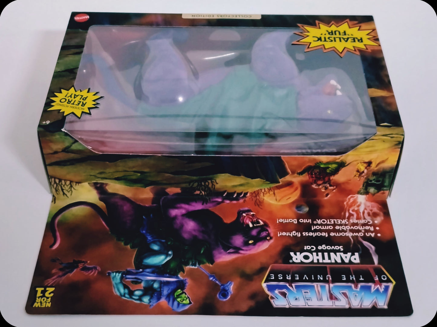 MOTU Origins Panthor "Flocked" Collectors Edition Mattel