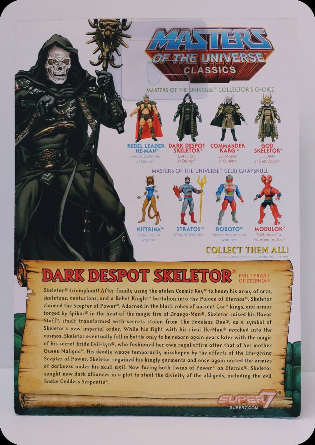 MOTU Classics Dark Despot Skeletor Super7