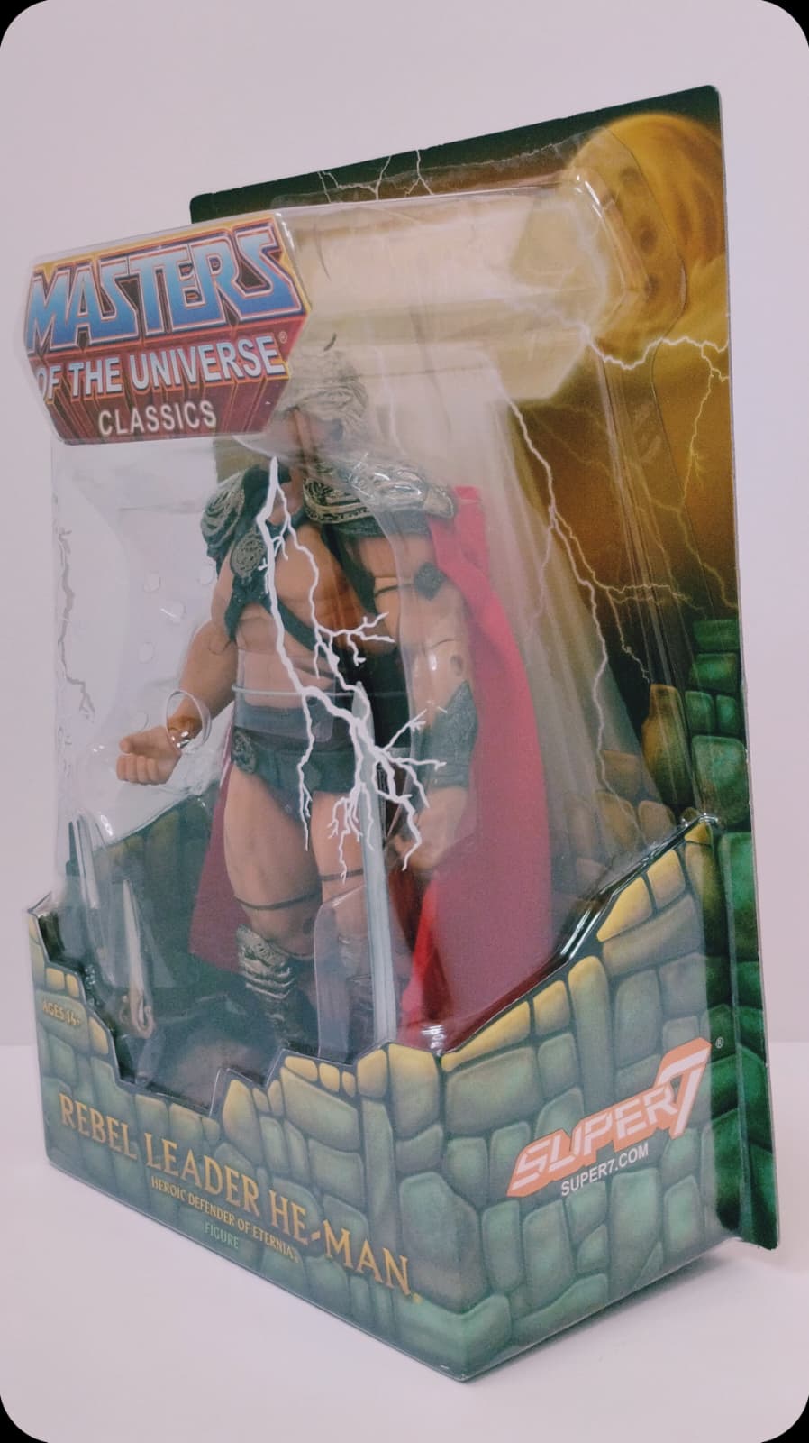 MOTU Classics Rebel Leader He-Man Super7 (A)