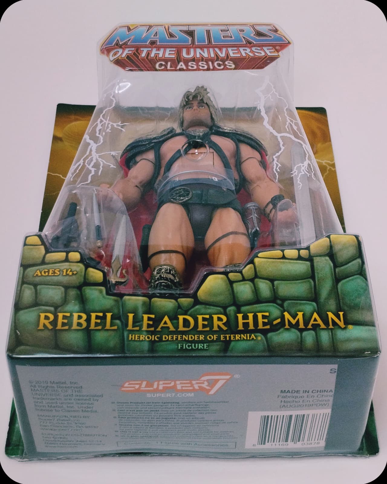 MOTU Classics Rebel Leader He-Man Super7 (A)