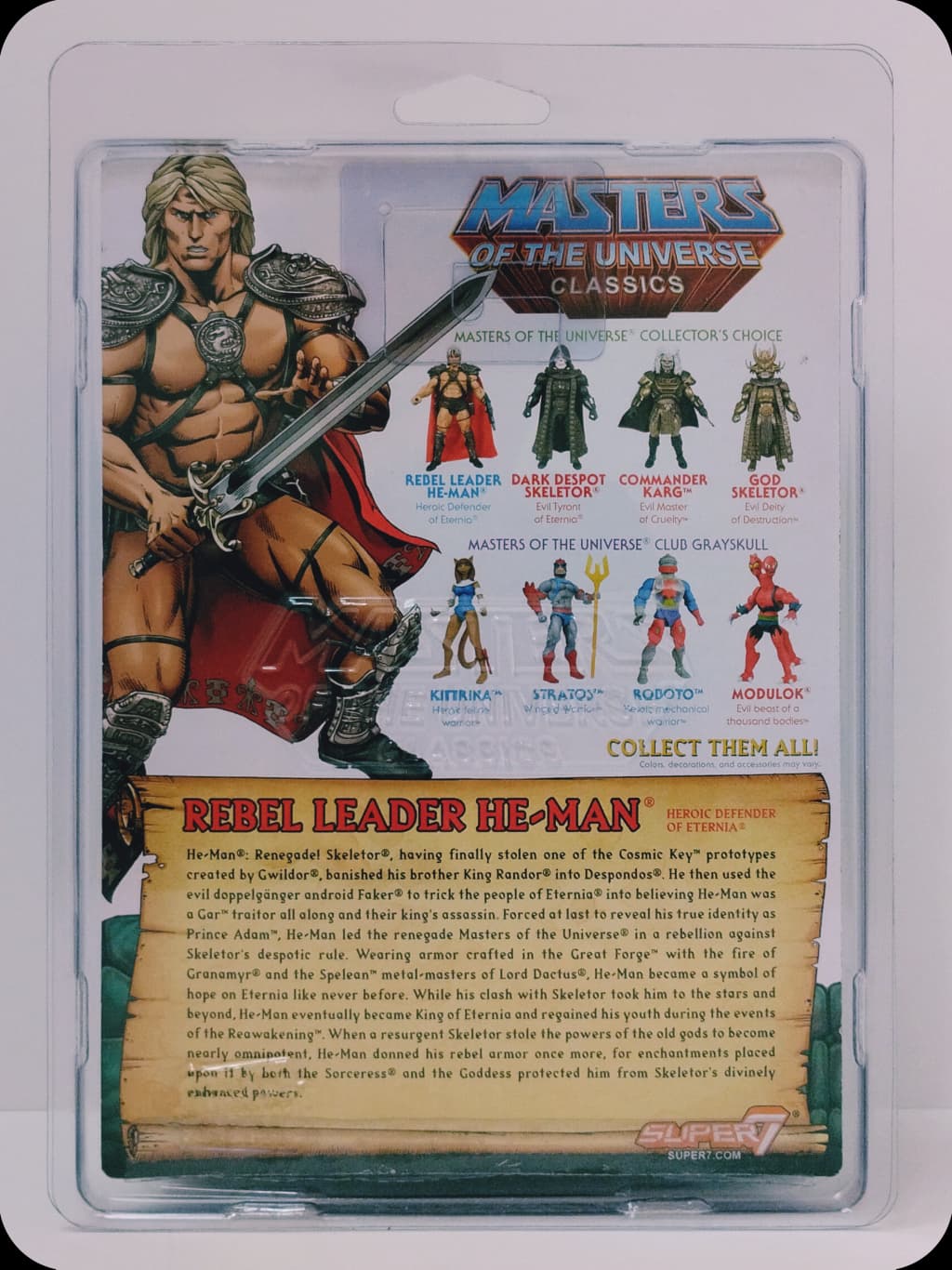 MOTU Classics Caixas de Proteção Mattel