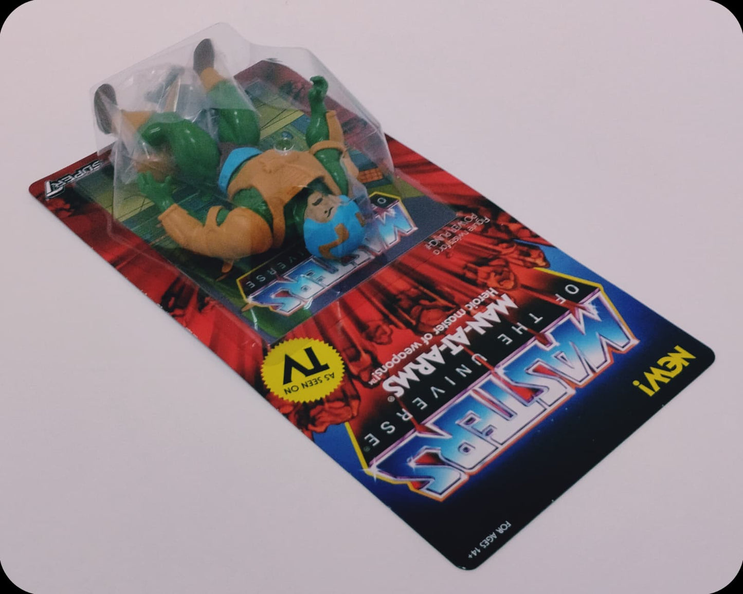 MOTU Retro Vintage Man-At-Arms "AS SEEN ON TV" Super7