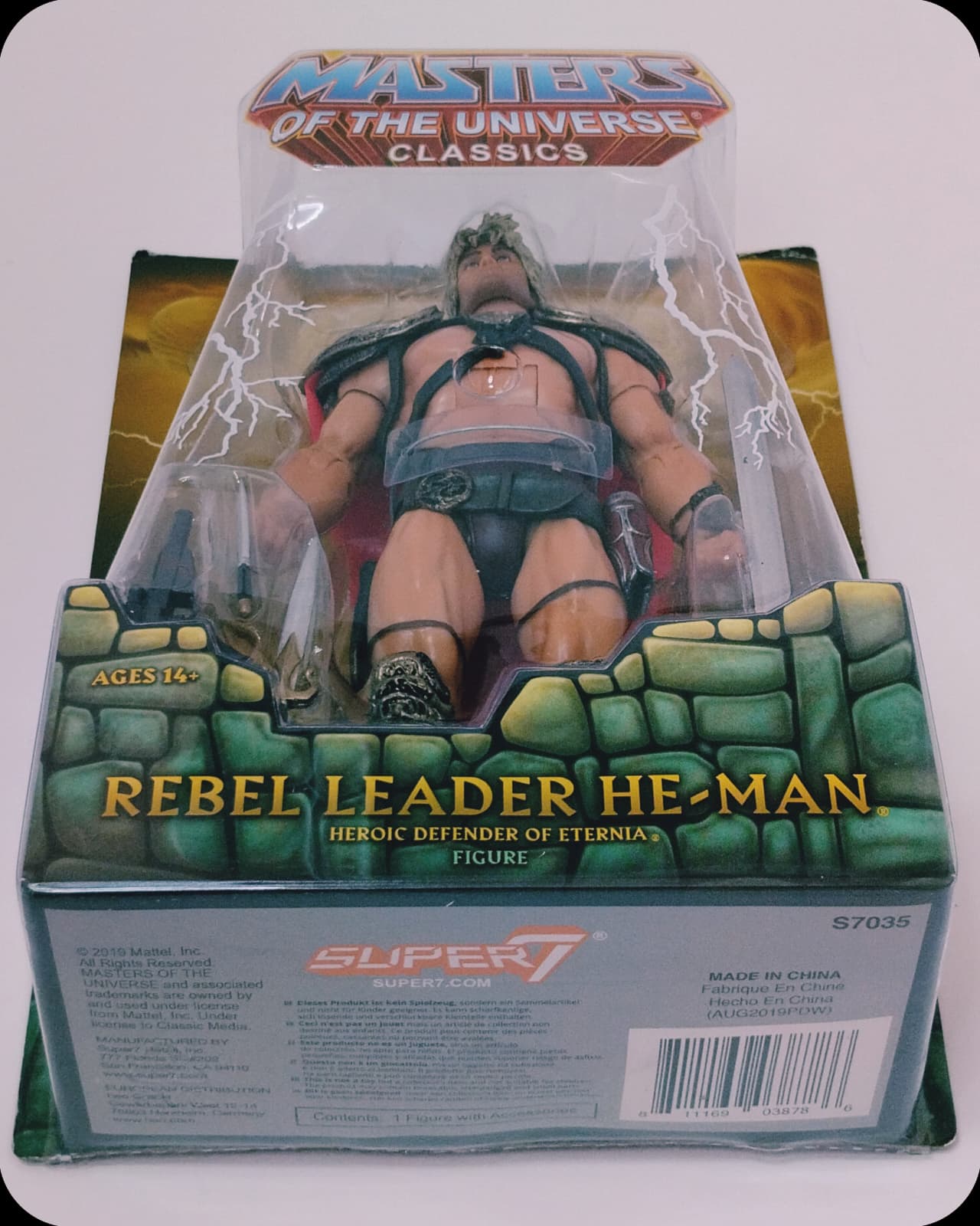 MOTU Classics Rebel Leader He-Man Super7
