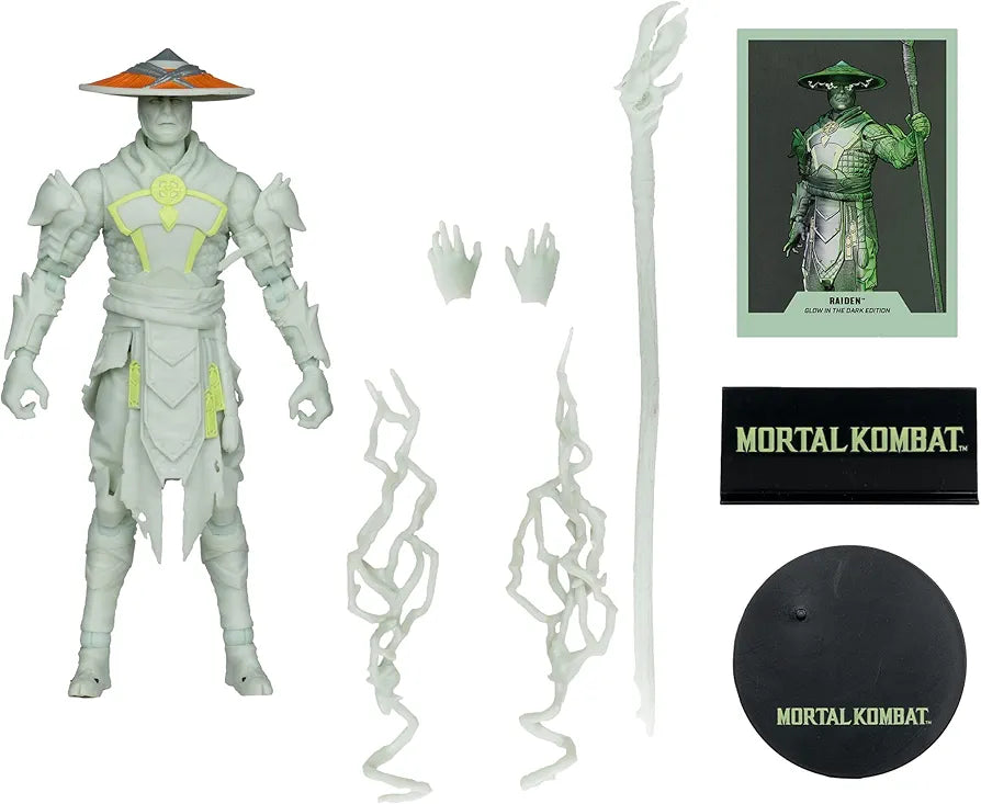 Mortal Kombat Glow In The Dark Edition Raiden (Gold Label) McFarlane Toys