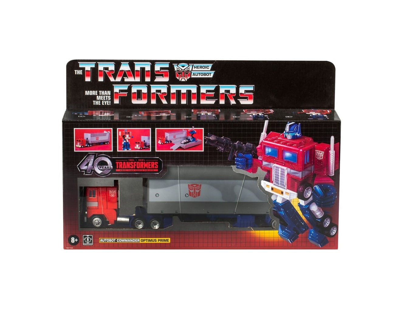 Transformers Retro Vintage G1 40th Anniversary Autobot Commander Optimus Prime Hasbro