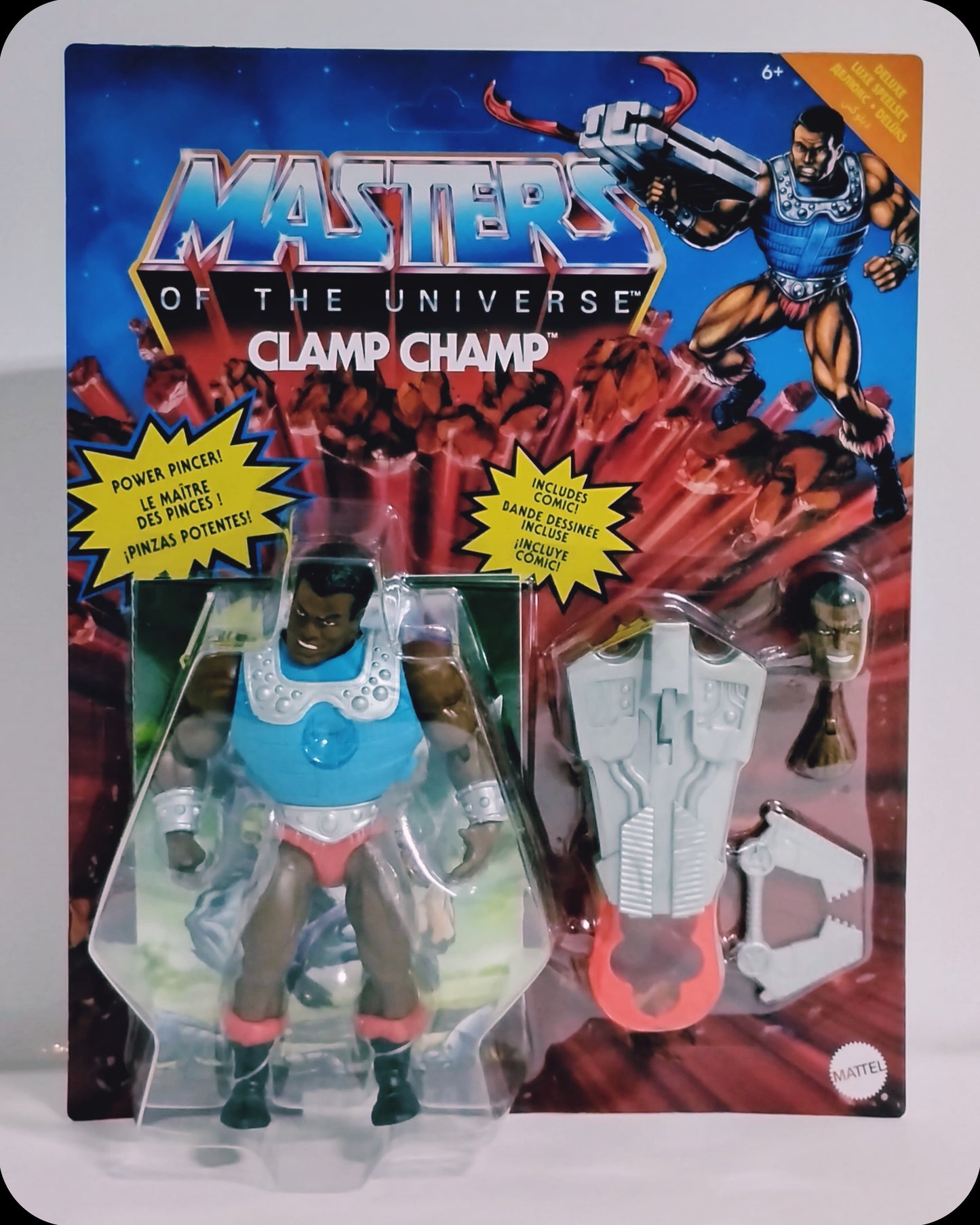 MOTU Origins Deluxe Clamp Champ (MOSC) Mattel