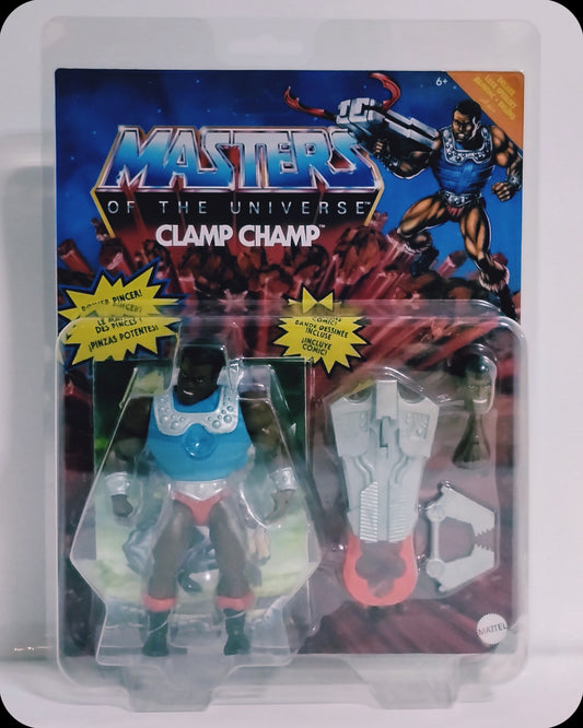 MOTU Origins Deluxe Clamp Champ (MOSC) Mattel