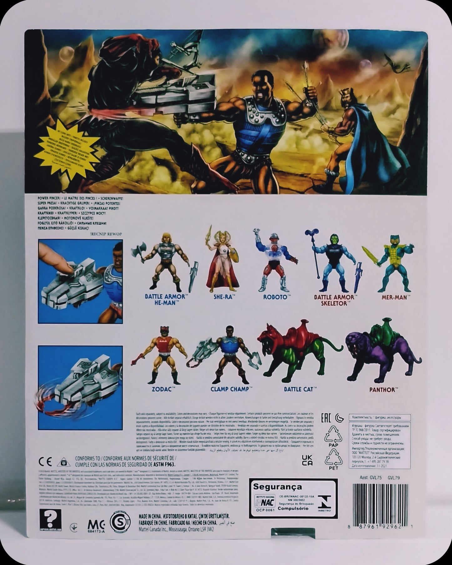 MOTU Origins Deluxe Clamp Champ (MOSC) Mattel