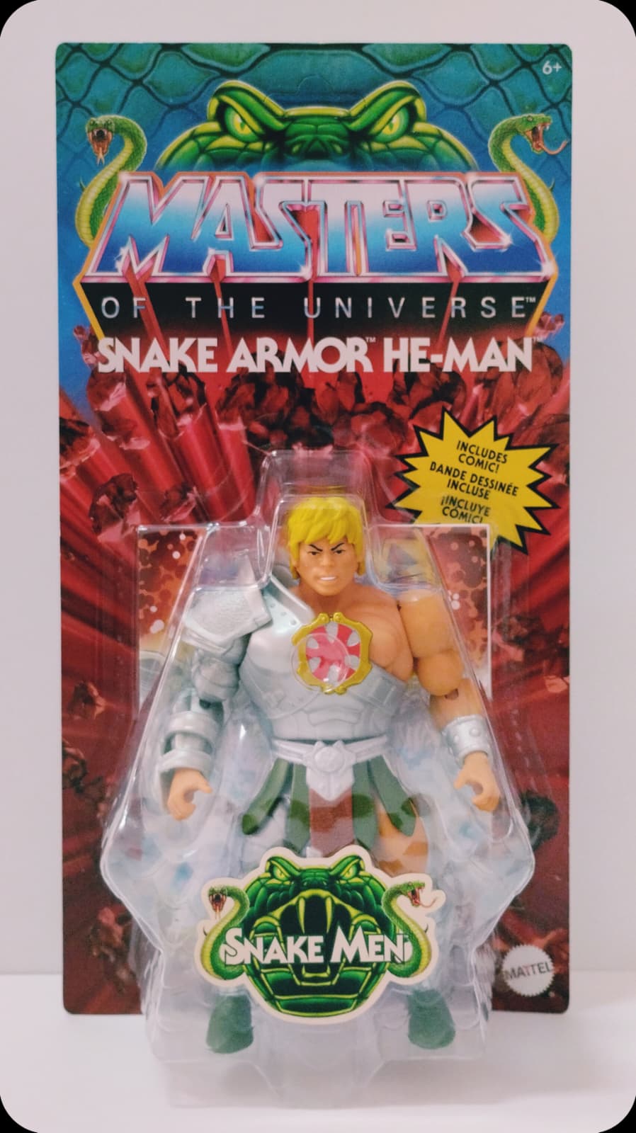 MOTU Origins Snake Men: Snake Armor He-Man (MOSC) Mattel