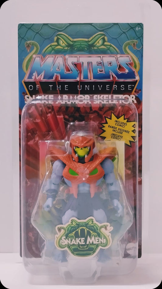 MOTU Origins Snake Men: Snake Armor Skeletor (MOSC) Mattel