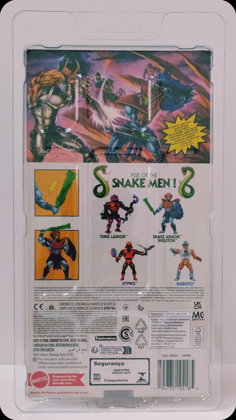 MOTU Origins Snake Men: Snake Armor Skeletor (MOSC) Mattel