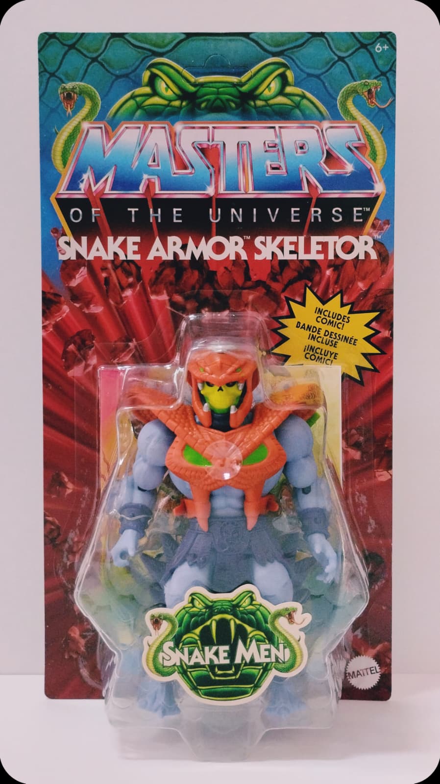 MOTU Origins Snake Men: Snake Armor Skeletor (MOSC) Mattel