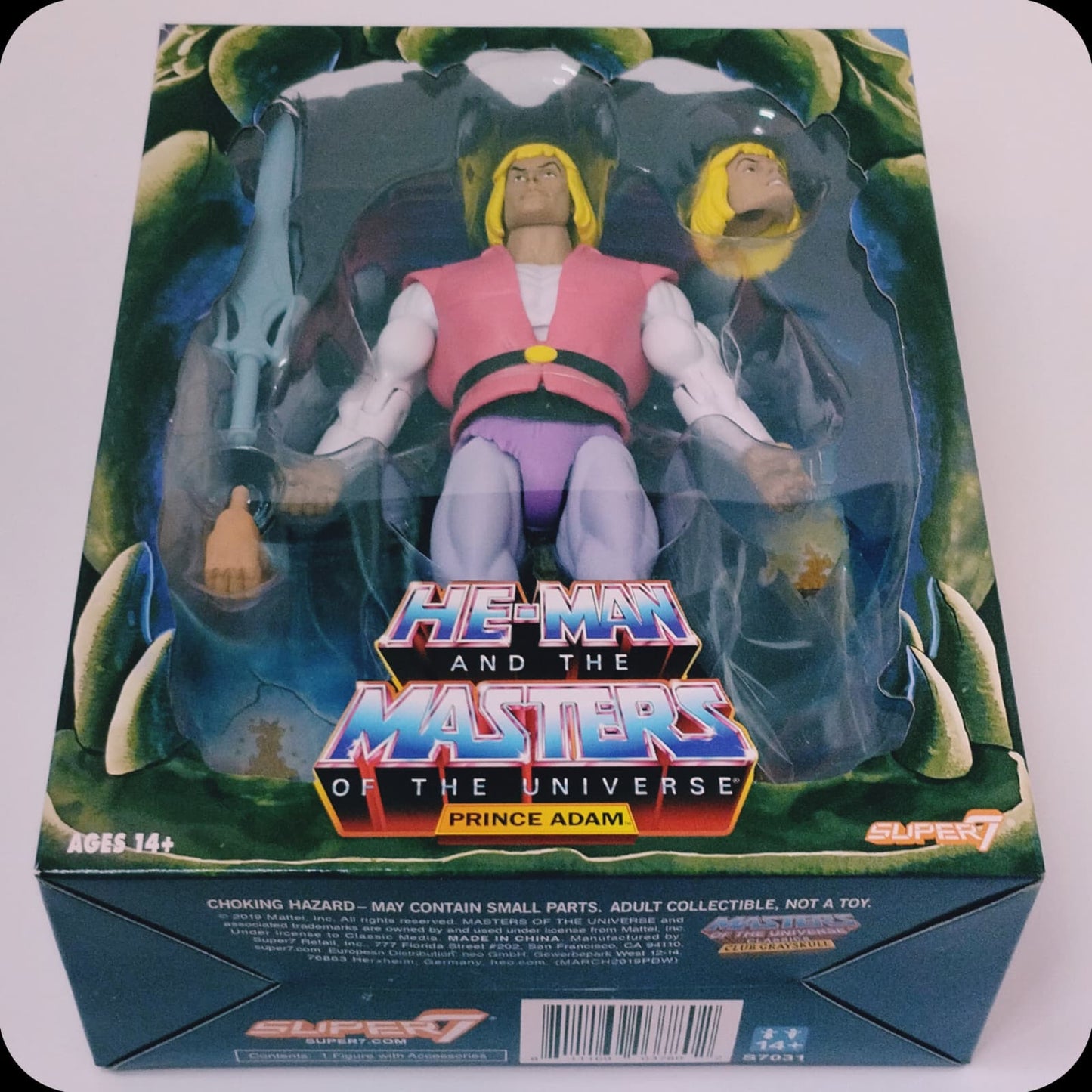 MOTU Classics Club Grayskull Prince Adam Super7