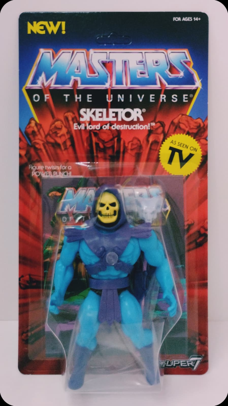 MOTU Retro Vintage Skeletor "AS SEEN ON TV" Super7