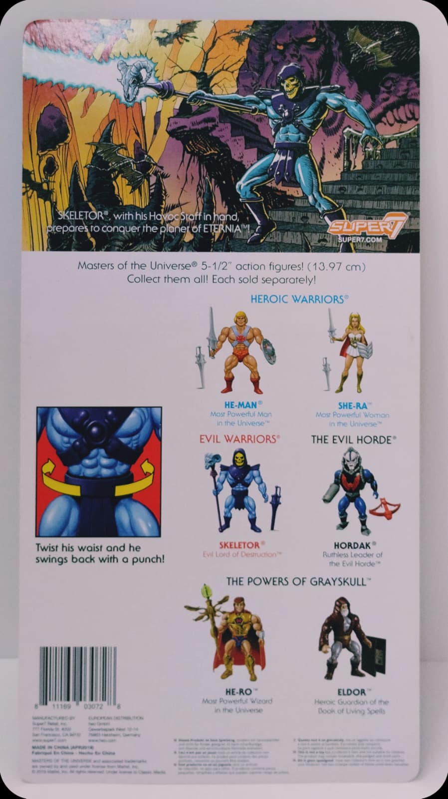 MOTU Retro Vintage Skeletor "AS SEEN ON TV" Super7