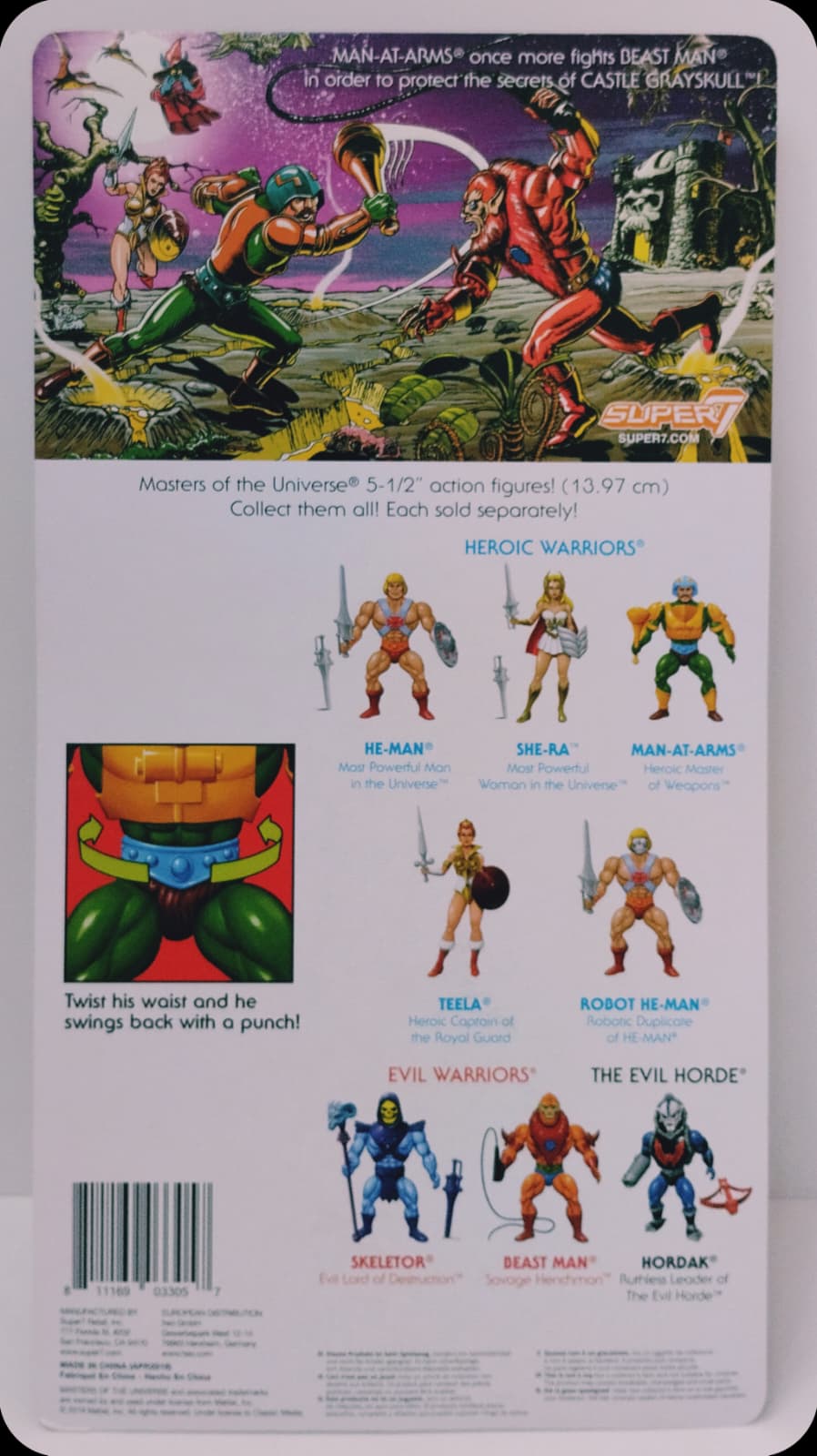MOTU Retro Vintage Man-At-Arms "AS SEEN ON TV" Super7