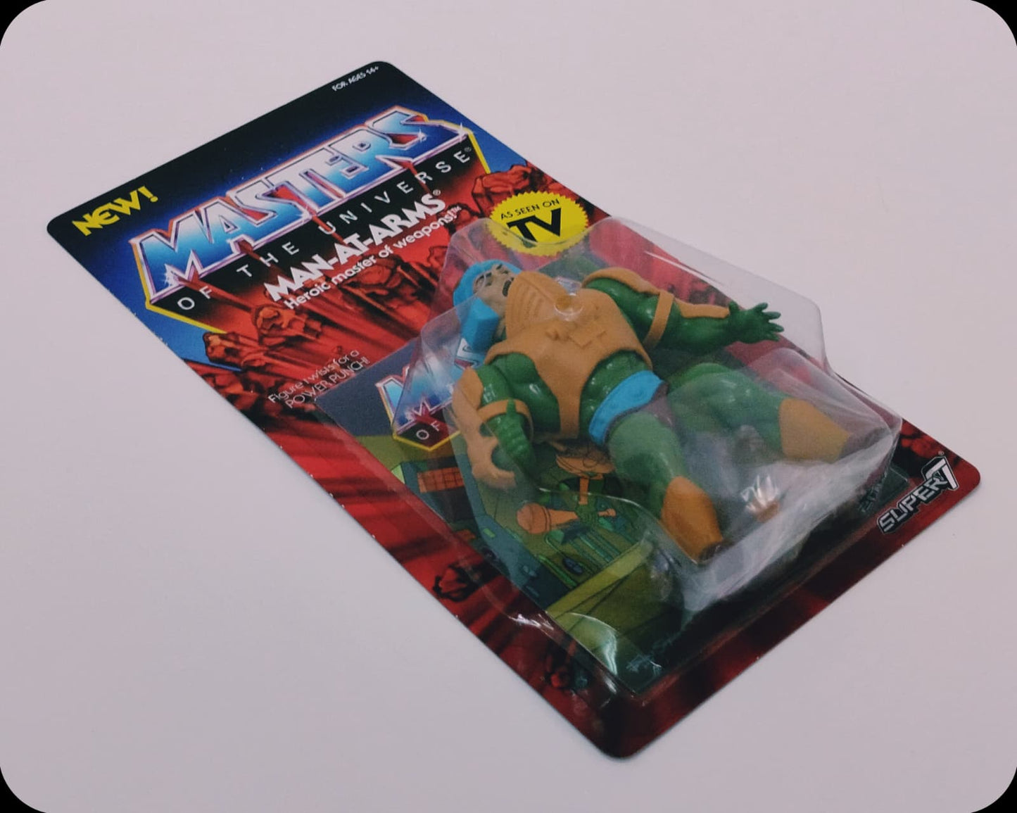 MOTU Retro Vintage Man-At-Arms "AS SEEN ON TV" Super7