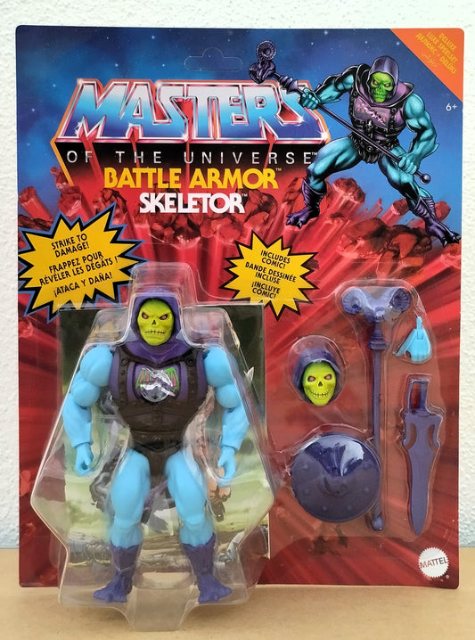 Masters Of The Universe Origins Deluxe Battle Armor Skeletor Mattel