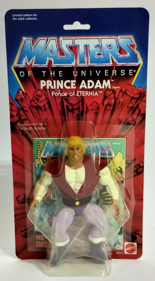 Masters Of The Universe Commemorative Series Prince Adam Mattel