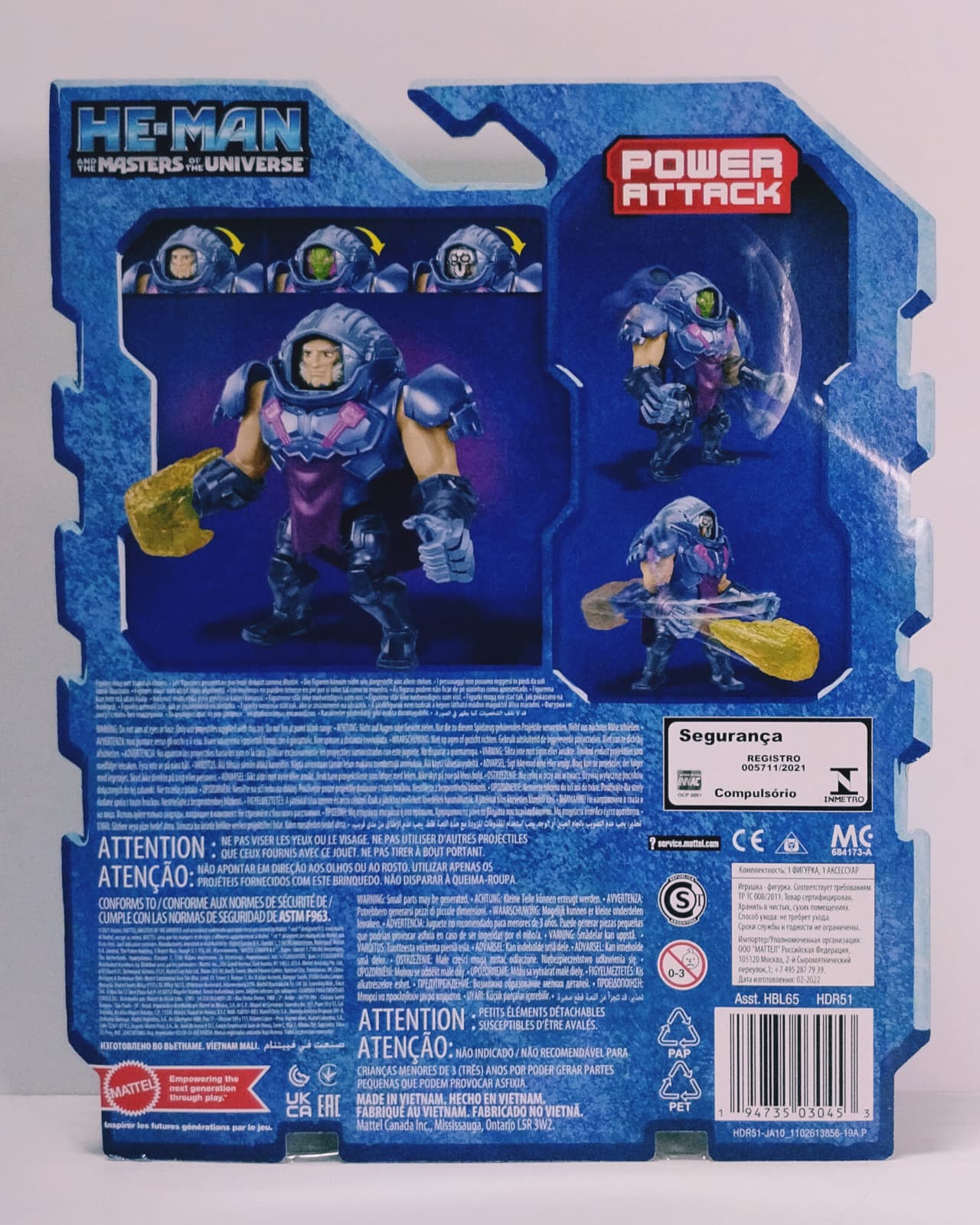 MOTU Netflix Animated Series Man-E-Faces Mattel (MOSC)