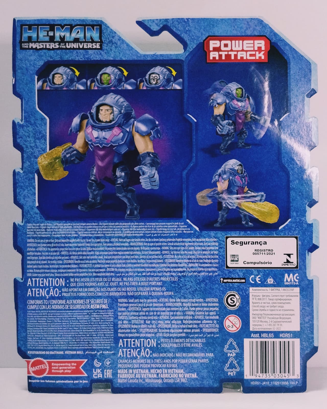 MOTU Netflix Animated Series Man-E-Faces Mattel (MOSC)