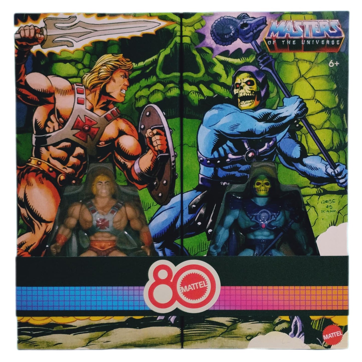 MOTU Mattel 80th Anniversary He-Man and Skeletor 2-Pack Mattel