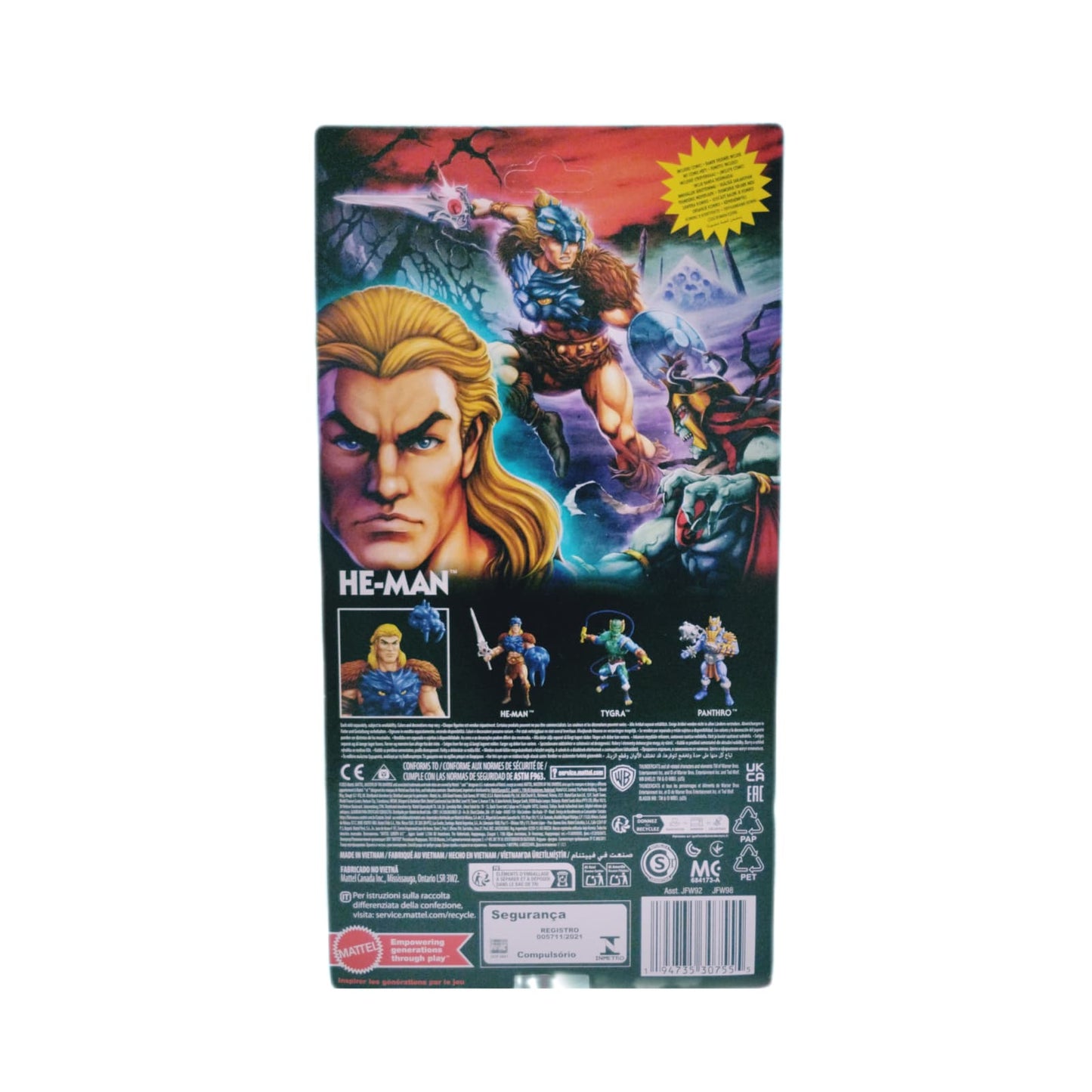 MOTU vs ThunderCats Origins WAVE-2 He-Man Mattel