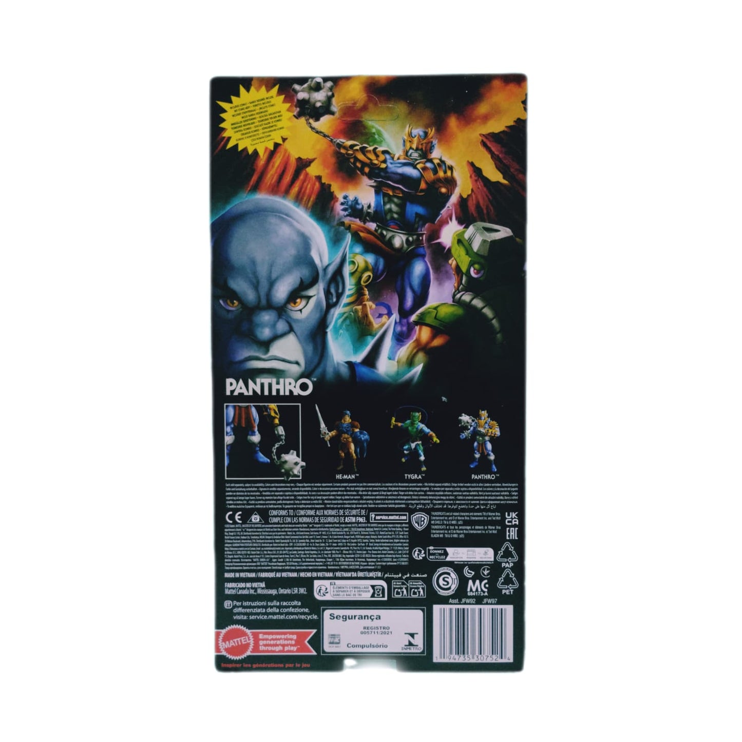 MOTU vs ThunderCats Origins WAVE-2 Panthro Mattel