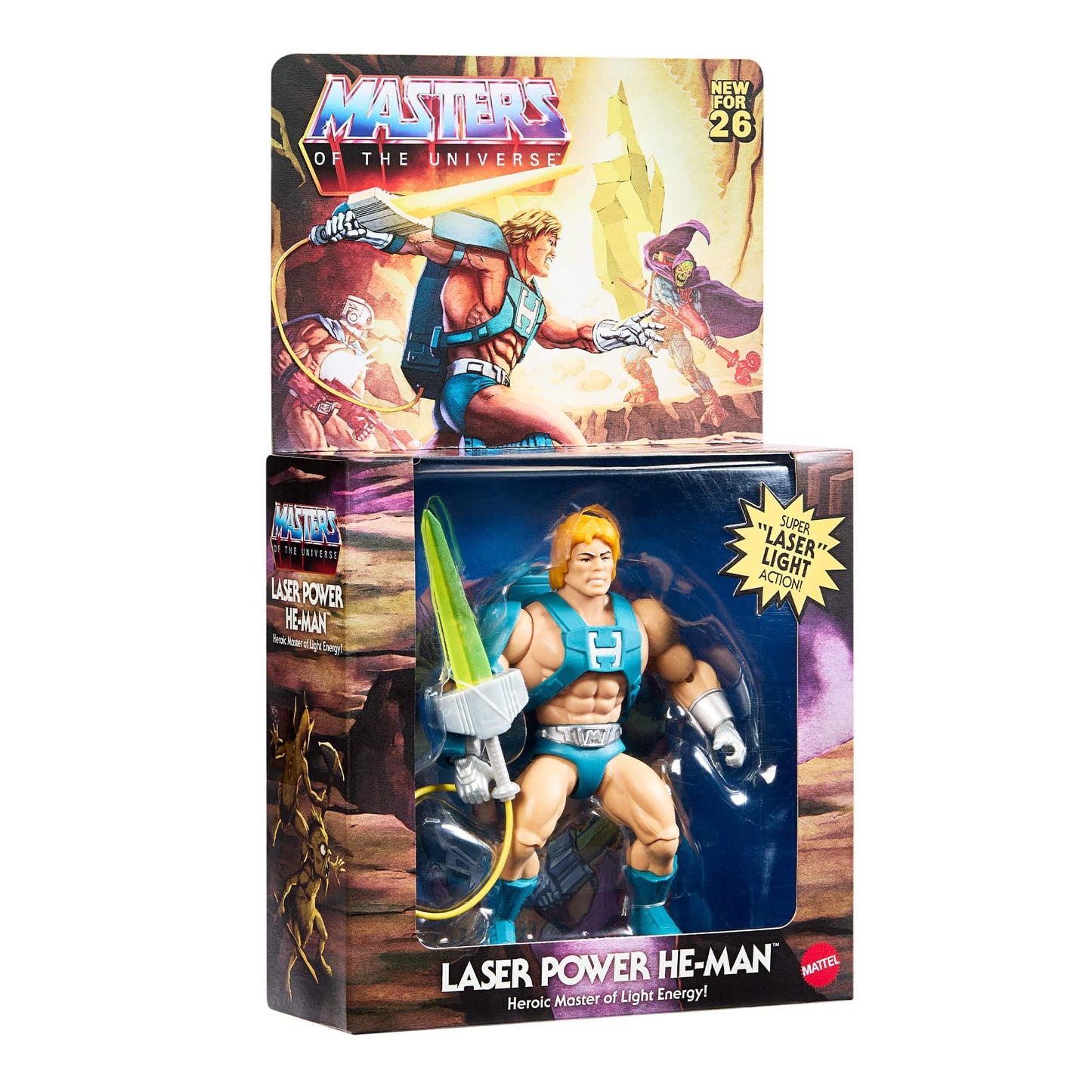 MOTU Origins Deluxe Laser Power He-Man Mattel Creations