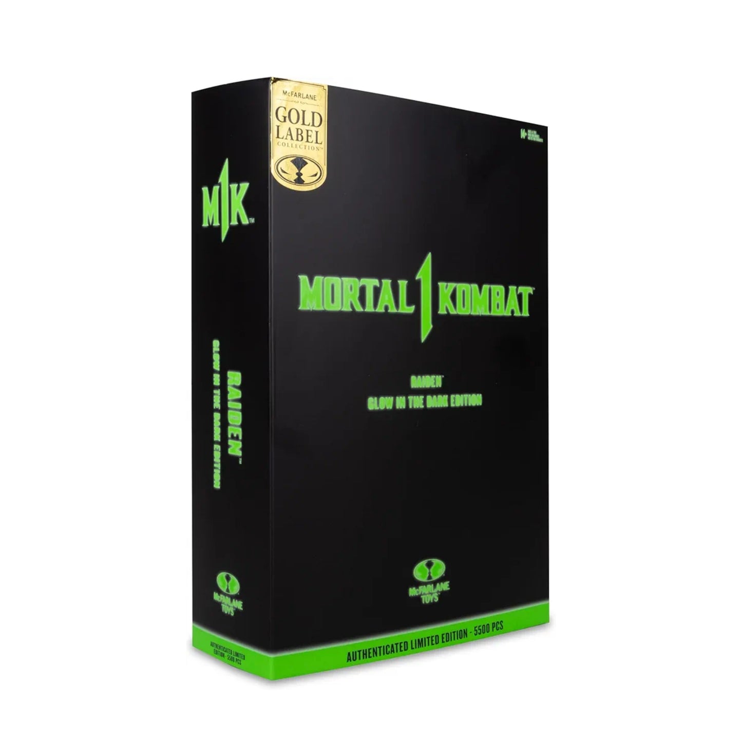 Mortal Kombat Glow In The Dark Edition Raiden (Gold Label) McFarlane Toys