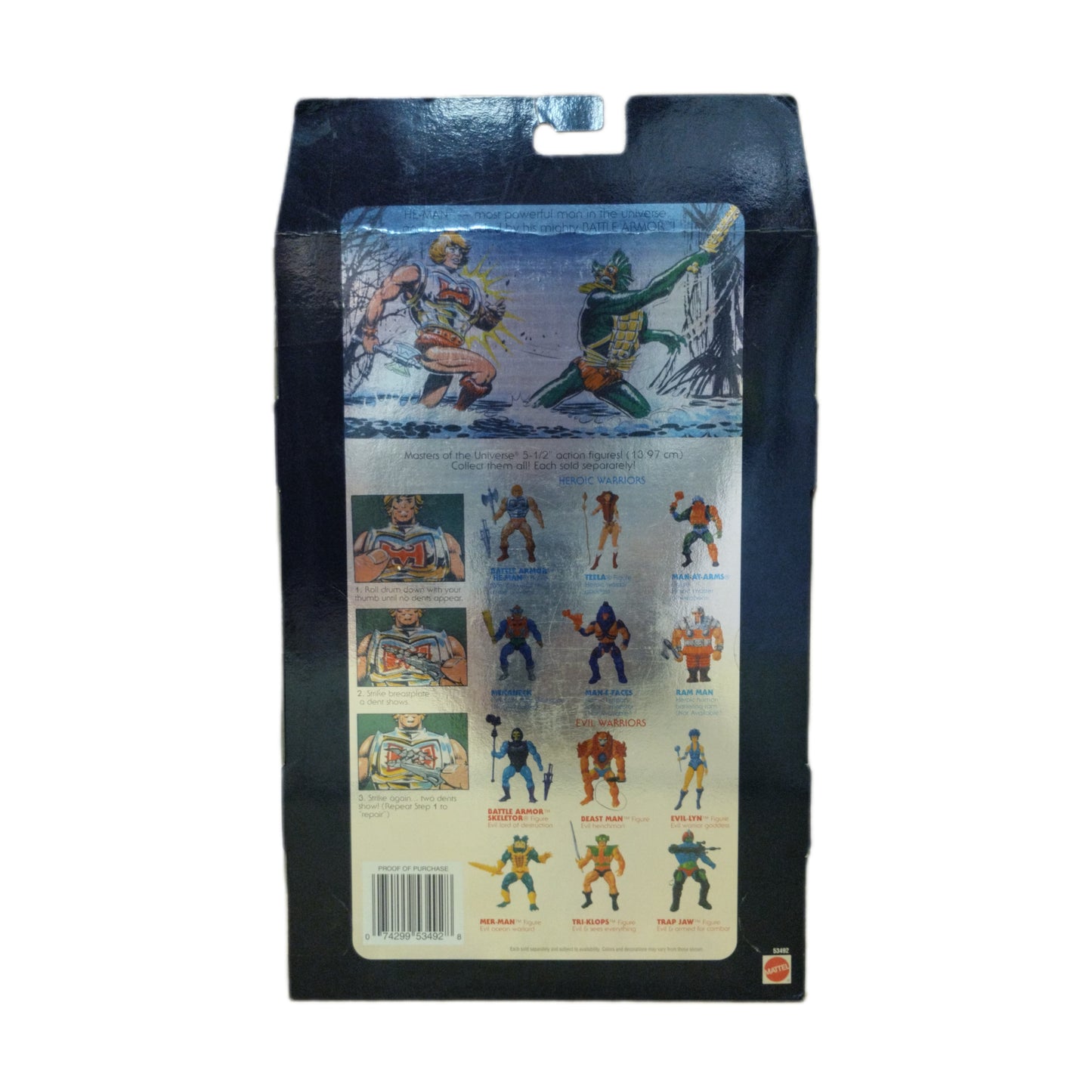 MOTU Vintage Commemorative Series Battle Armor He-Man Mattel