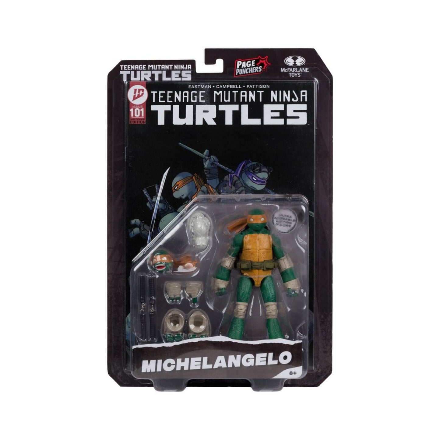 TMNT Page Punchers Michelangelo McFarlane Toys