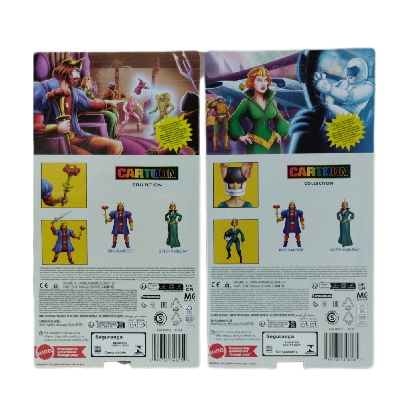 MOTU Origins Cartoon Collection King Randor & Queen Marlena Mattel